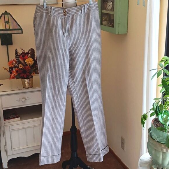 Michael Michael Kors Pin-Striped Pants - Picture 1 of 9